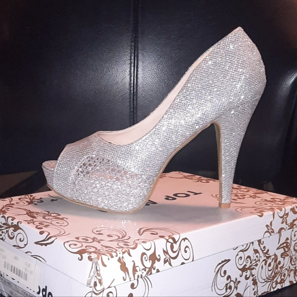 Silver heels